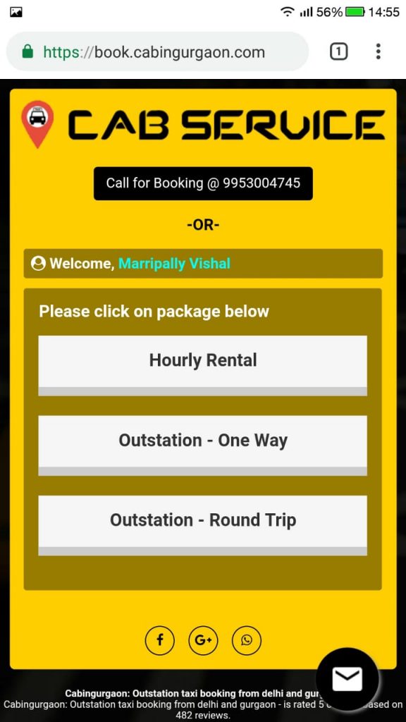 Hire Full Innova Taxi
